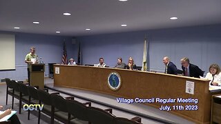 Village of Oxford Council Regular Meeting: July, 11th 2023