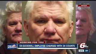 Ex-Goodwill employee formally charged with 34 counts of voyeurism, child exploitation