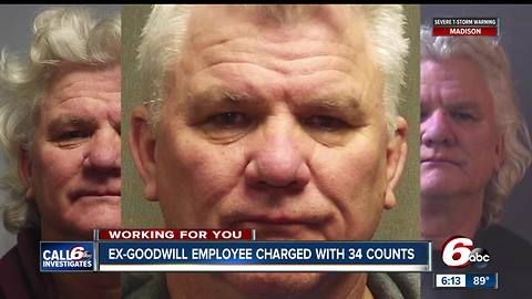 Ex-Goodwill employee formally charged with 34 counts of voyeurism, child exploitation