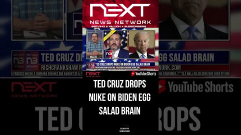 Ted Cruz Drops NUKE On Biden Egg Salad Brain #shorts