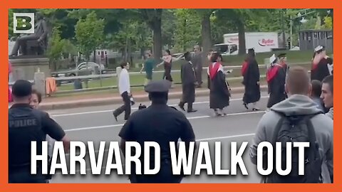 Students Walk Out of Harvard Commencement in Support of Encampment Protesters Barred from Graduating