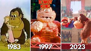 Evolution Of Donkey Kong In Movies (1983-2023)