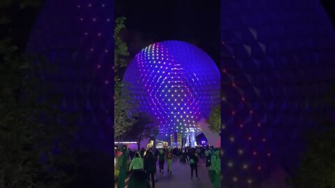 Spaceship Earth “Rainbow Connection” Points of Light at EPCOT Festival of the Arts 2022