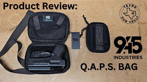 Product Review: 945 Industries Q.A.P.S. Modular Bag (Modern Tactical "Fanny Pack for CCW)