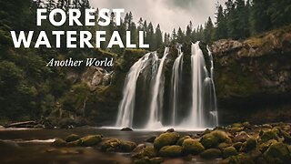 Forest Waterfall | Tranquil waterfall sounds for calm and anxiety