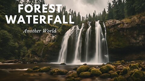 Forest Waterfall | Tranquil waterfall sounds for calm and anxiety