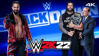 WWE 2K22: Seth Rollins Vs. Roman Reigns - (PC) - [4K60FPS] - Epic Gameplay!