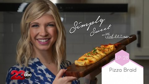 Simply Sweet Allison Pizza Bread for game day