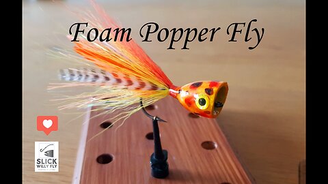 Orange Popper Fly