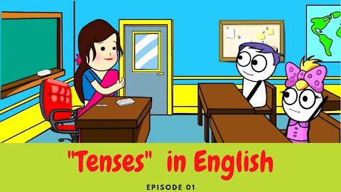 Tenses In English|Funny Cartoon Stories