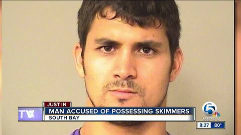 Miami-area man charged with possessing gas station skimmers in South Bay