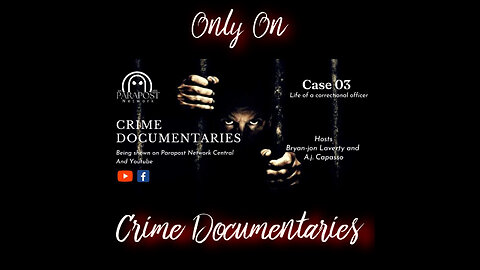 Case File 003: Behind The Bars W/ Correctional Officer Desorbo