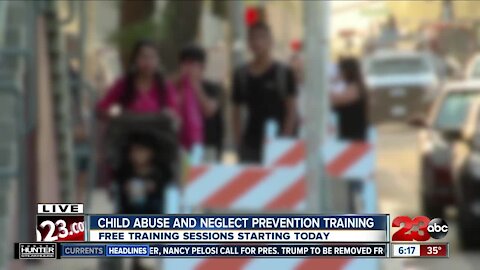 Prevention Services Facilitator discusses child abuse prevention training