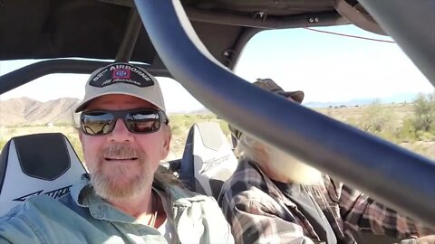 Pops takes me for a ride, and shows me gold mining in the Quartzsite area