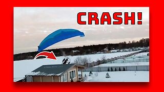 Paramotor Crash caught on Camera!
