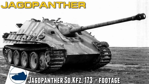 Rare Jagdpanther Sd.Kfz. 173 - Footage.