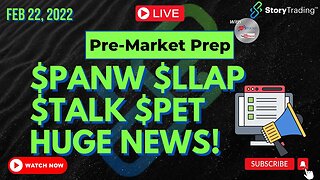 2/22/23 Pre-market Prep: $PANW $LLAP $TALK $PET - HUGE NEWS!