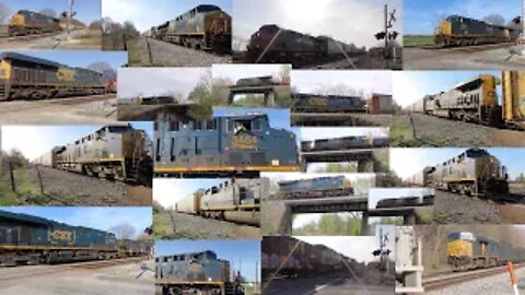 CSX New Castle Subdivision Video's of 2022 Trailer