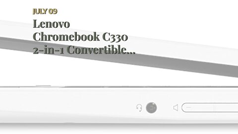 Lenovo Chromebook C330 2-in-1 Convertible Laptop, 11.6" HD Display, MediaTek MT8173C, 4GB RAM,...