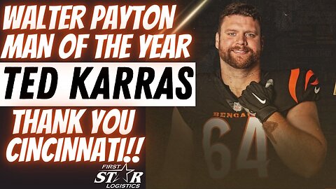 Bengals Center Ted Karras Thanks Cincinnati For Winning NFL Man of the Year Fan Vote