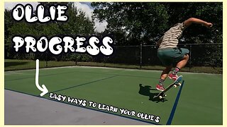 Beginner Ollie Progress : How I Learned To Ollie Switch (beginner Skateboarding Vlog)