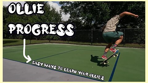 Beginner Ollie Progress : How I Learned To Ollie Switch (beginner Skateboarding Vlog)