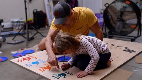 Customizing my Deadlift Platform with my CRAZY Kids!