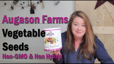 Augason Farms Vegetable Garden Seeds #10 Can ~ 4-5 Year Shelf Life