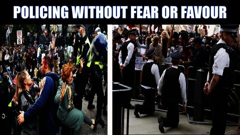 Mostly Violent Riot Cops Storm Peaceful Trafalgar Square Protest