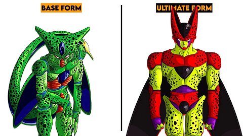 Base vs. Ultimate Form of Anime Villains