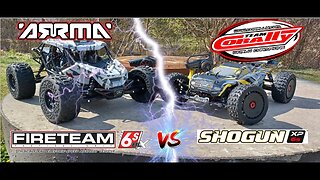 Arrma Fireteam 6s vs Team Corally Shogun 6S FIGHT