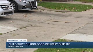 Child shot during food delivery dispute on Detroit's west side