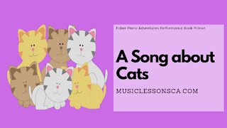 Piano Adventures Lesson Performance Primer - A Song About Cats