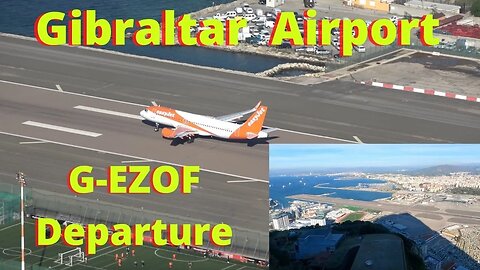 Gibraltar Airport Departure 15 January 2023; Manchester Flight