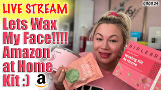 Live Face Waxing with Girlearl Professional Waxing Kit At Home| Amazon |