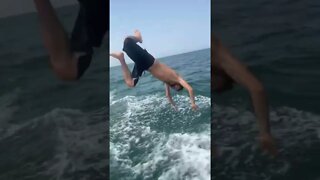 Jumping OFF a Boat at 45mph