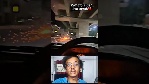 Zomato rider ka lve accident..... galti hamesha rider ki nhi hoti #youtubeshorts #rider #zomato