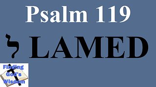 Psalm 119: Lamed