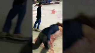 Dog sabotages skater #shorts #sabotage #dog