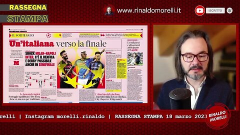 Rassegna Stampa 18.03.2023 #294 - Sorteggio CHAMPIONS, Milan-Napoli. Oggi rossoneri a Udine
