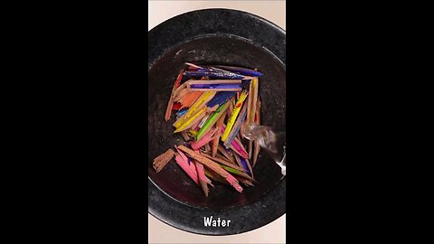 crayons face mask ASMR video