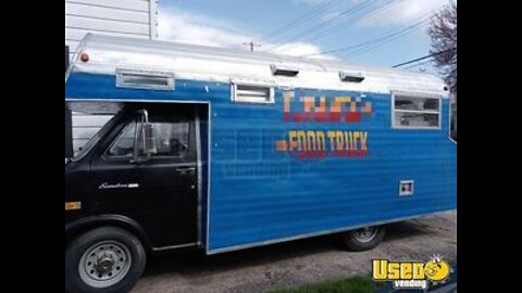 Vintage 1970 Ford E300 Travel Queen Food Truck Conversion | Retro Mobile Kitchen for Sale in Indiana