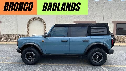 Unveiling the Ford Bronco Badlands: The Ultimate Off-Road Beast