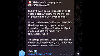 ⛔️“Alzheimer’s is a physician CAUSED disease!!!