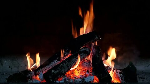 Fireplace 4K | 🔥 | 1 HOUR | Burning Fireplace | Crackling Fire Sounds | Relaxing Fireplace