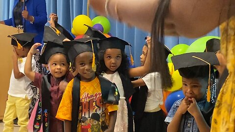 Celebrating the graduation of the first class of 'Say Yes Little Scholars'