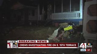 Woman rescued from house fire