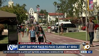SDSU holds last day for face-to-face classes