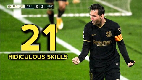 Lionel Messi - 21 Ridiculous Skills!