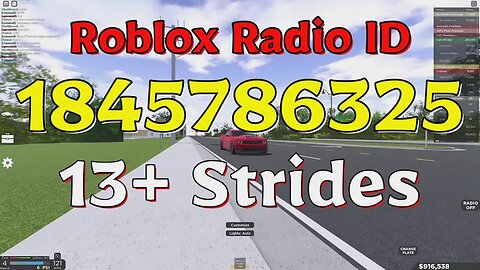 Strides Roblox Radio Codes/IDs